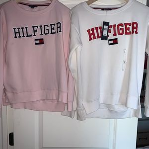 Two Tommy Hilfiger sweatshirts